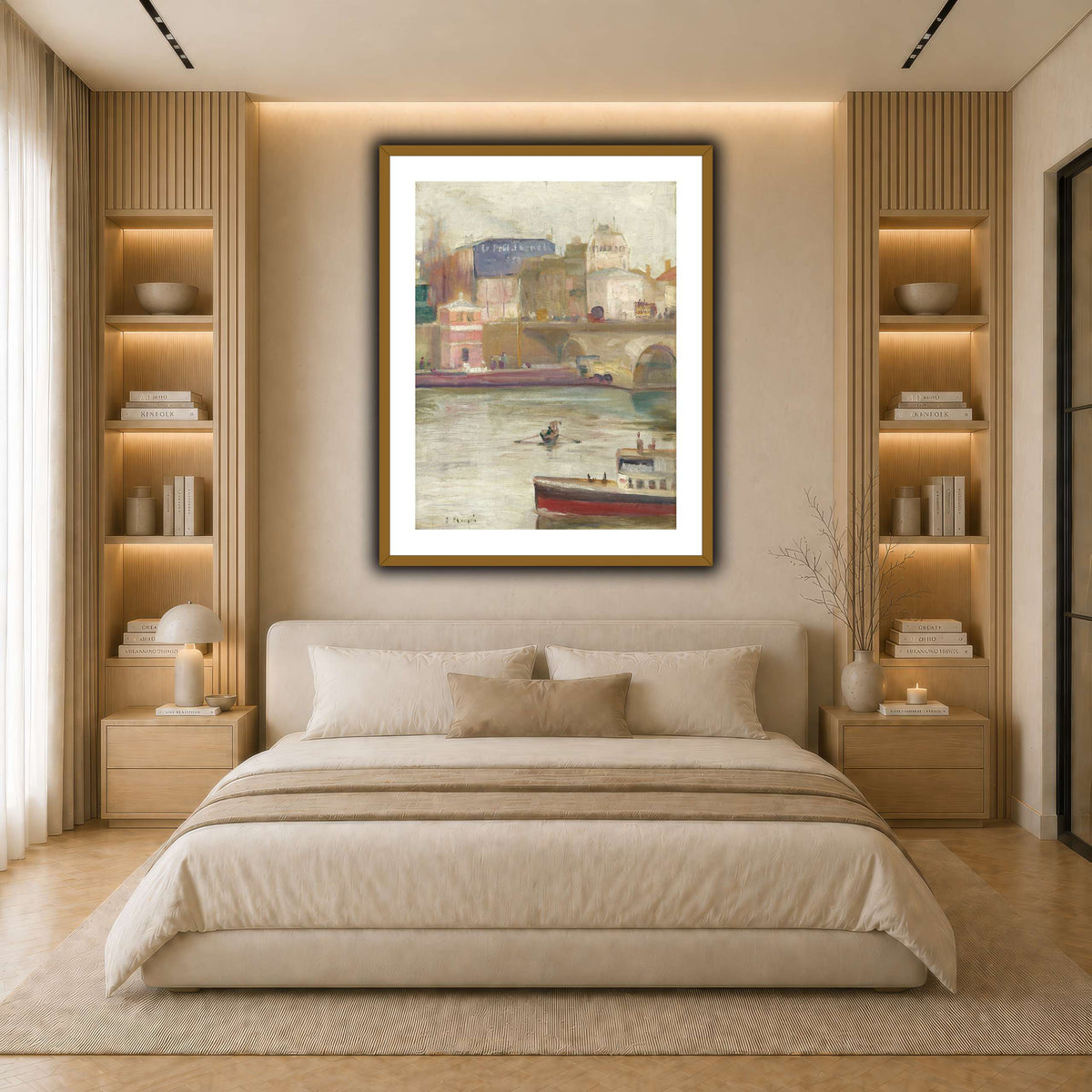 Munch_-_The_Seine_at_Saint-Cloud light neutral- bedroom