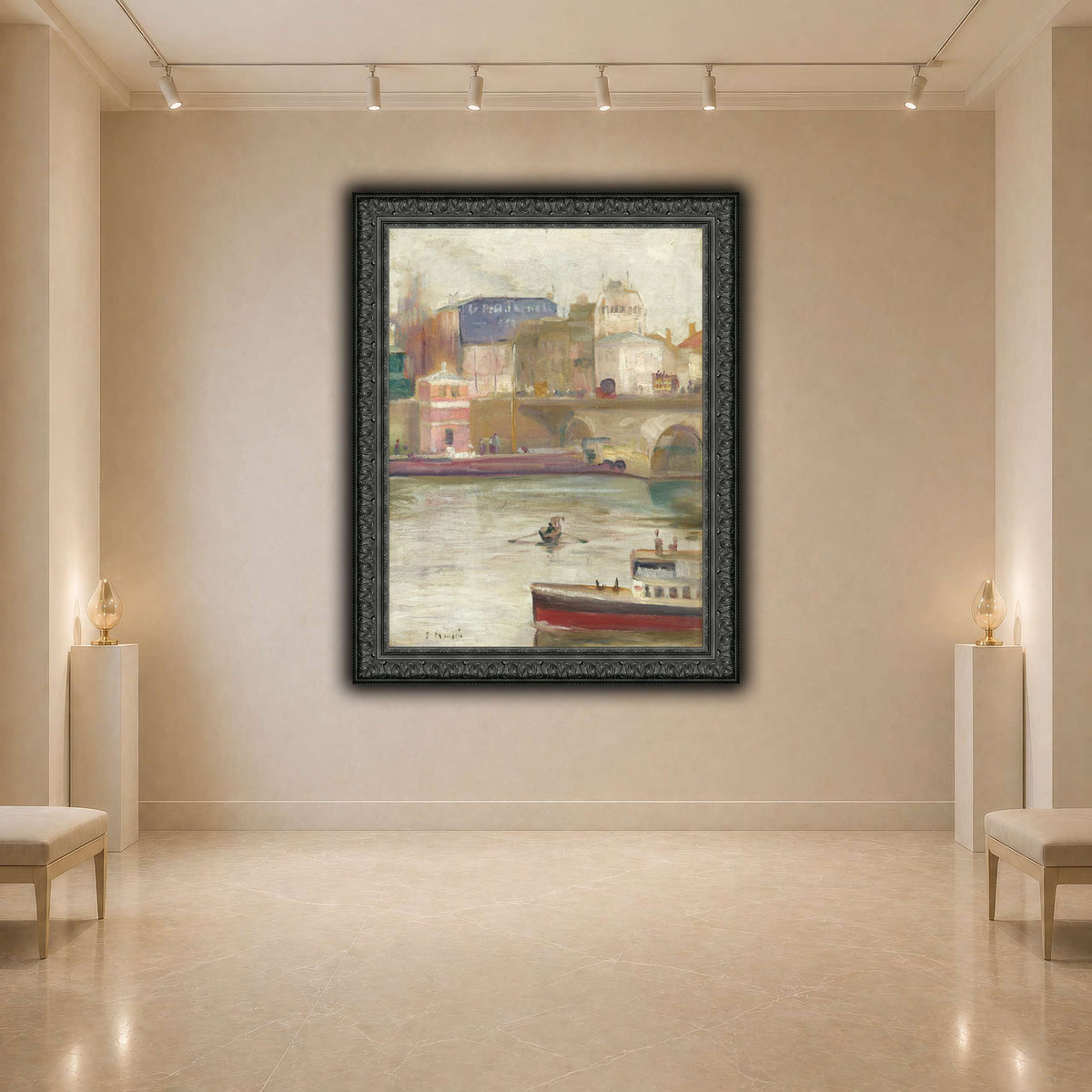 Munch_-_The_Seine_at_Saint-Cloud light neutral- agallery