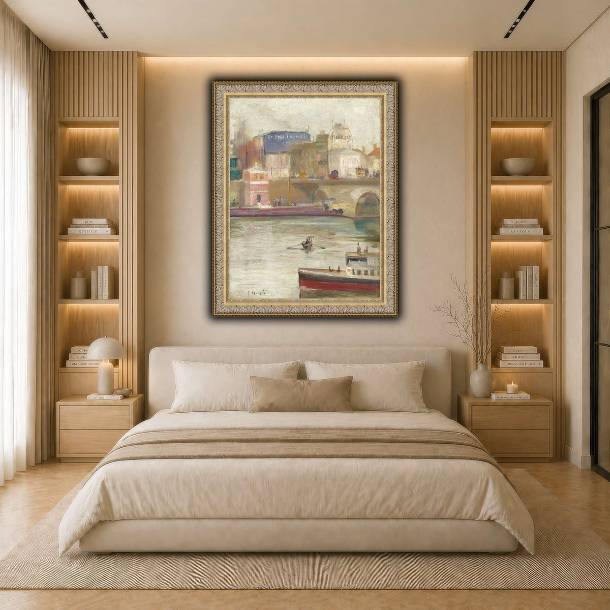 Munch_-_The_Seine_at_Saint-Cloud light neutral- bedroom