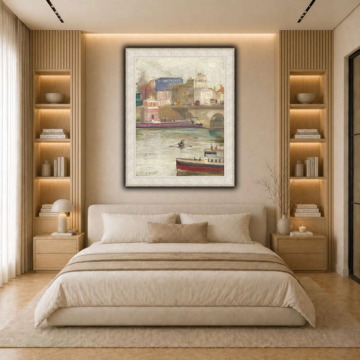 Munch_-_The_Seine_at_Saint-Cloud light neutral- bedroom