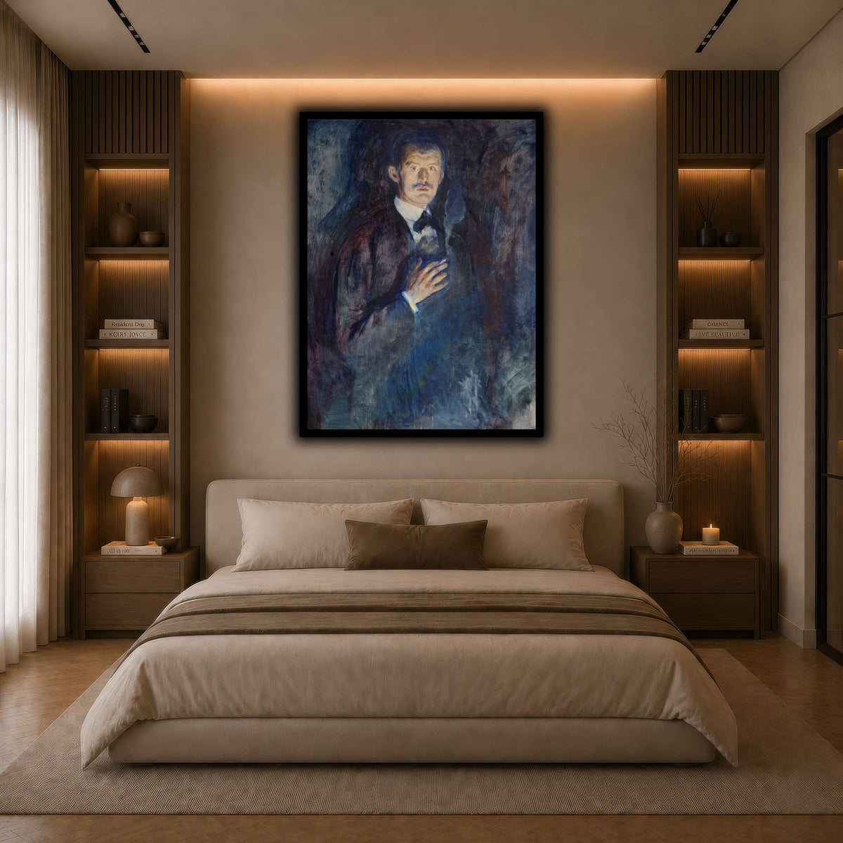 Munch_SelfBurningCigarette dark neutral-bedroom