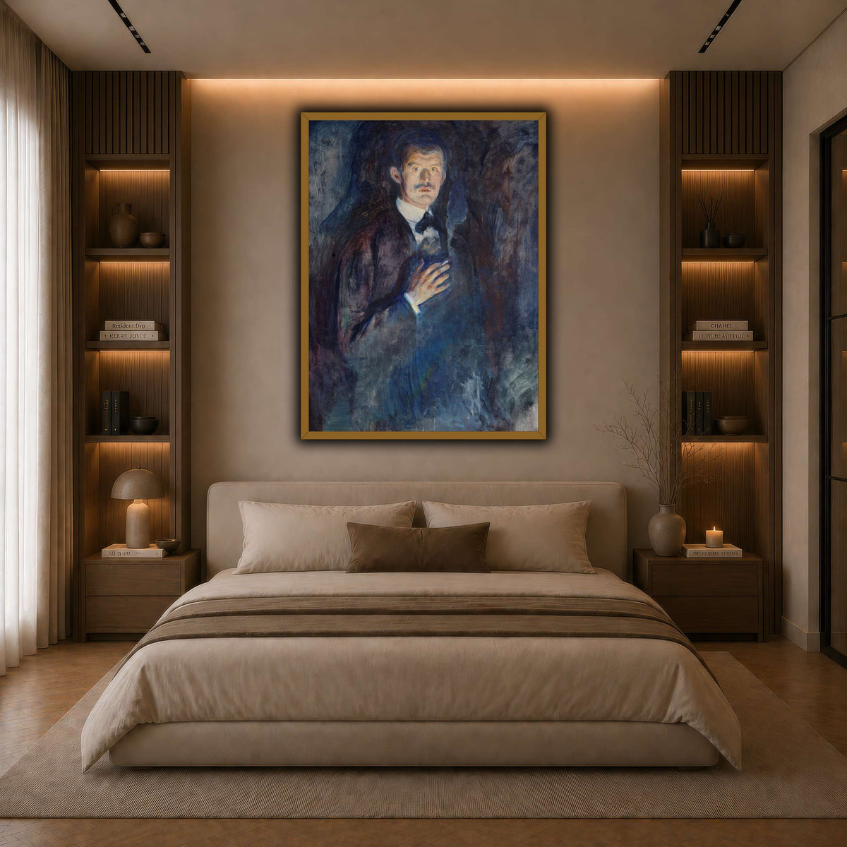 Munch_SelfBurningCigarette dark neutral-bedroom