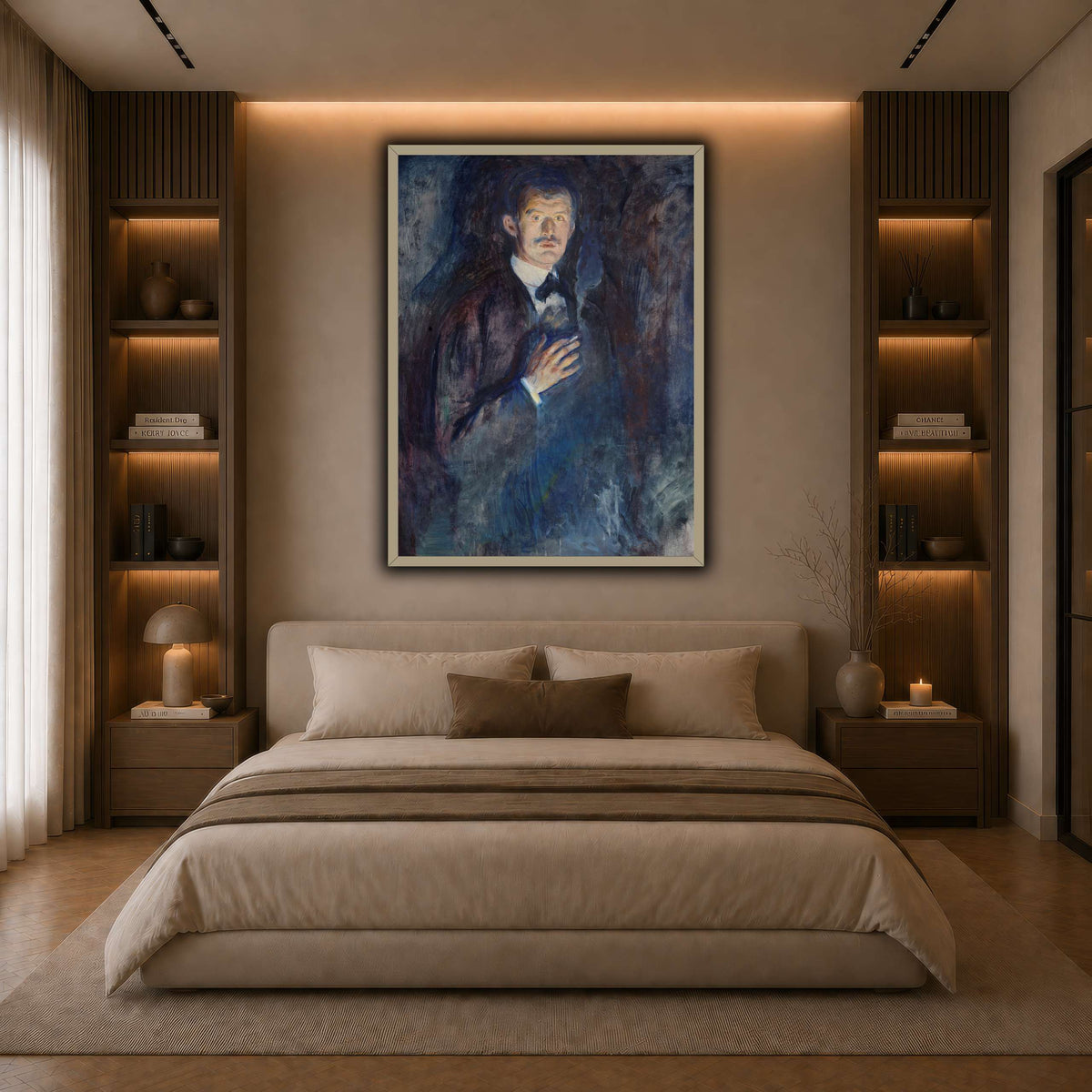 Munch_SelfBurningCigarette dark neutral-bedroom