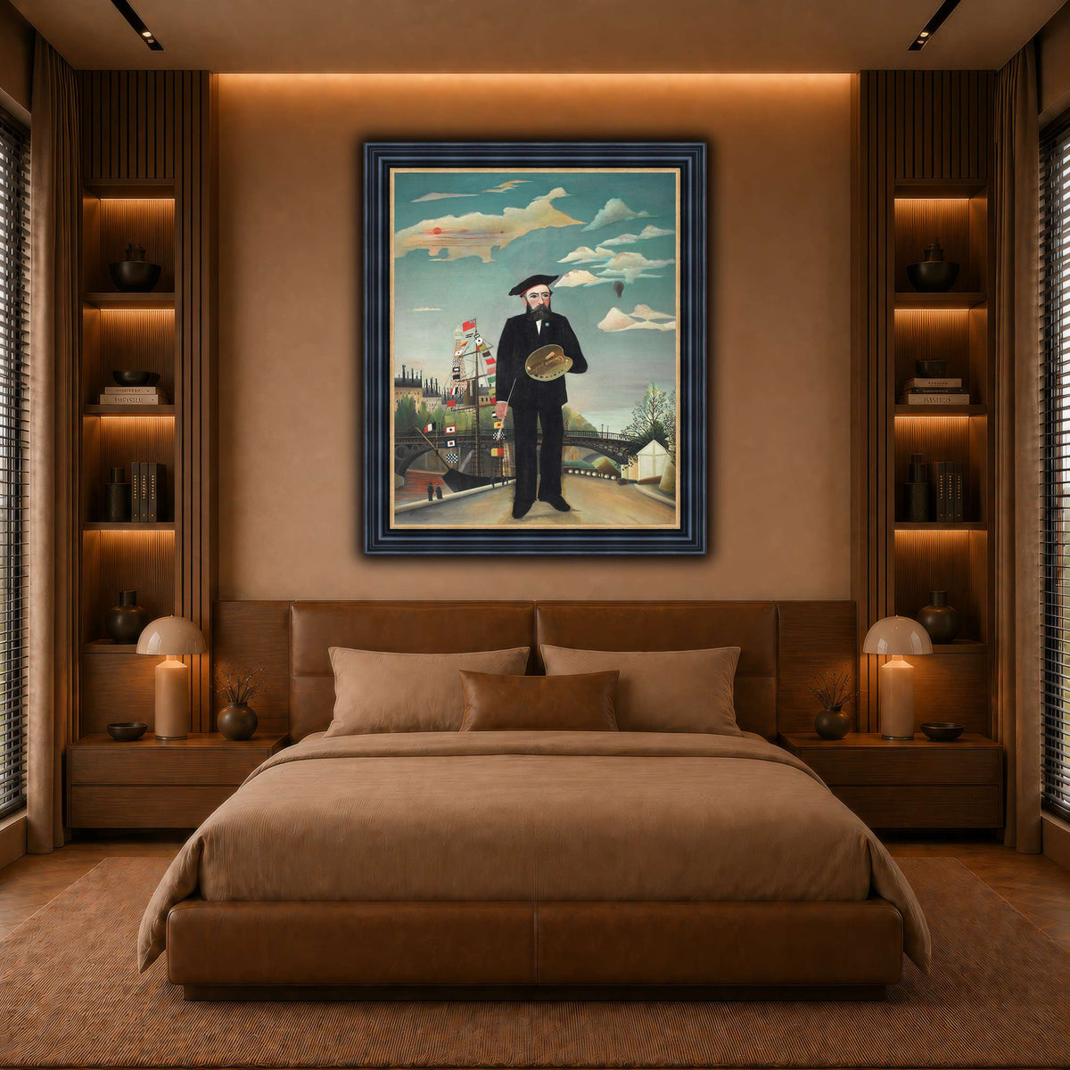 Myself-Portrait-Landscape-1890_Henri-Rousseau warm-bedroom