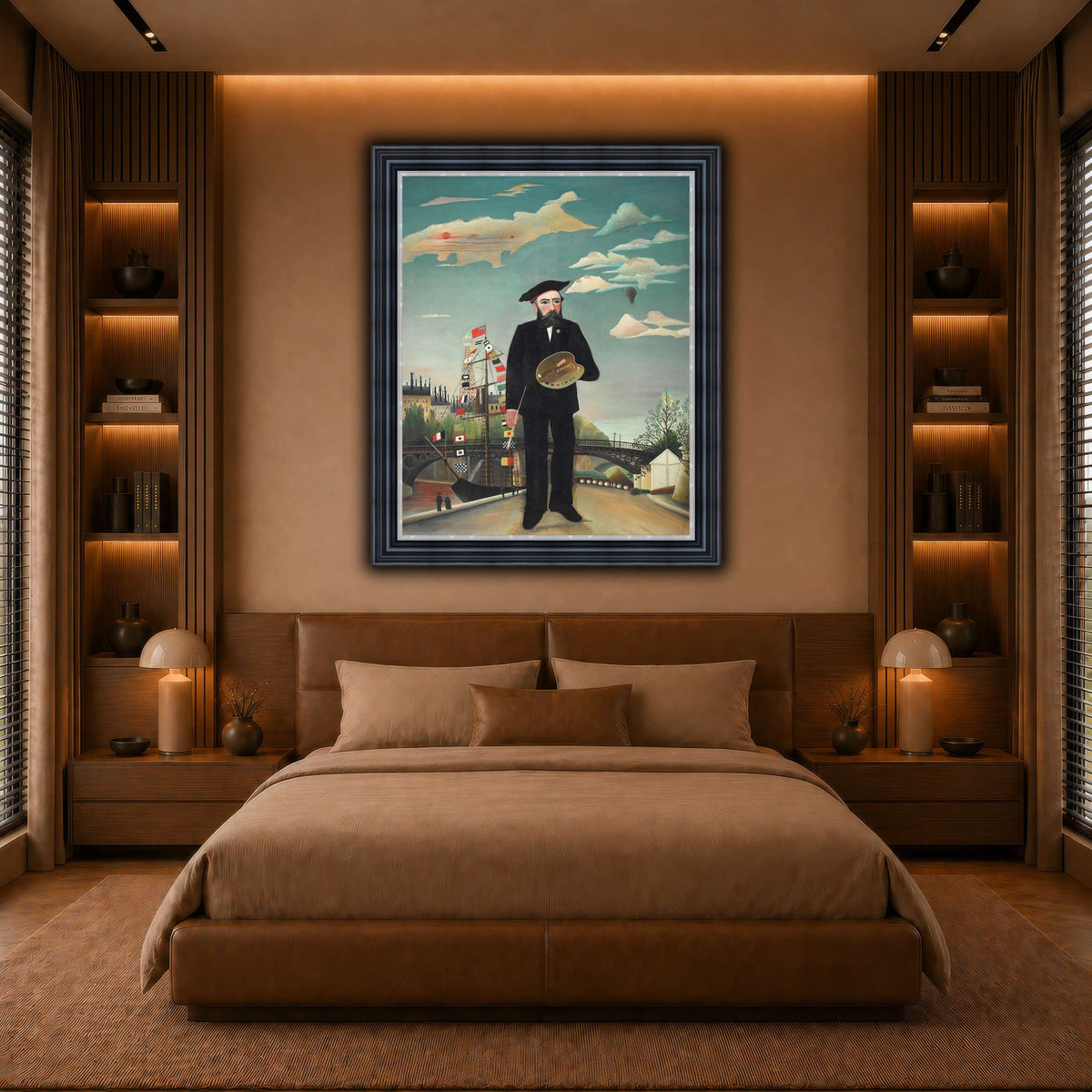 Myself-Portrait-Landscape-1890_Henri-Rousseau warm-bedroom