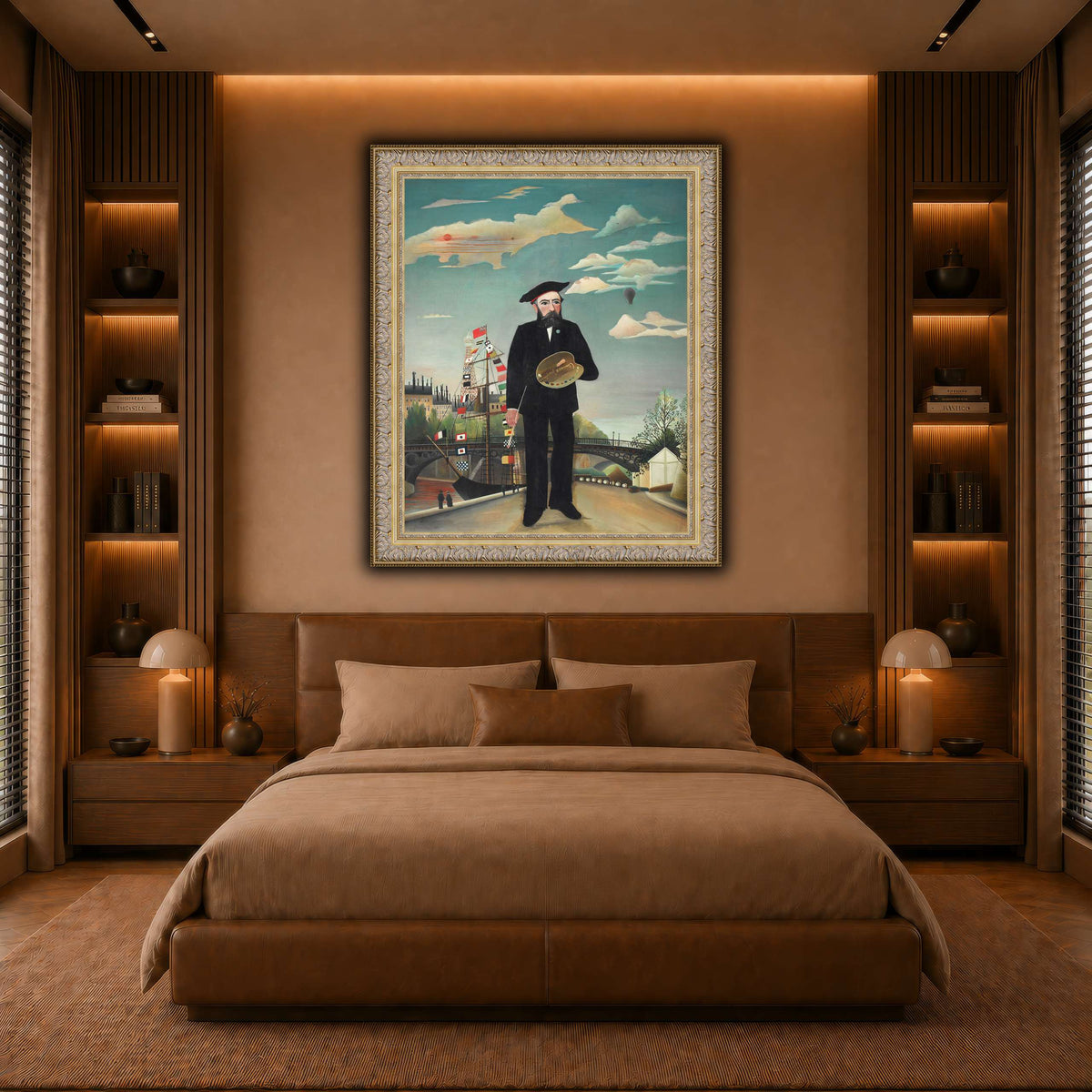 Myself-Portrait-Landscape-1890_Henri-Rousseau warm-bedroom