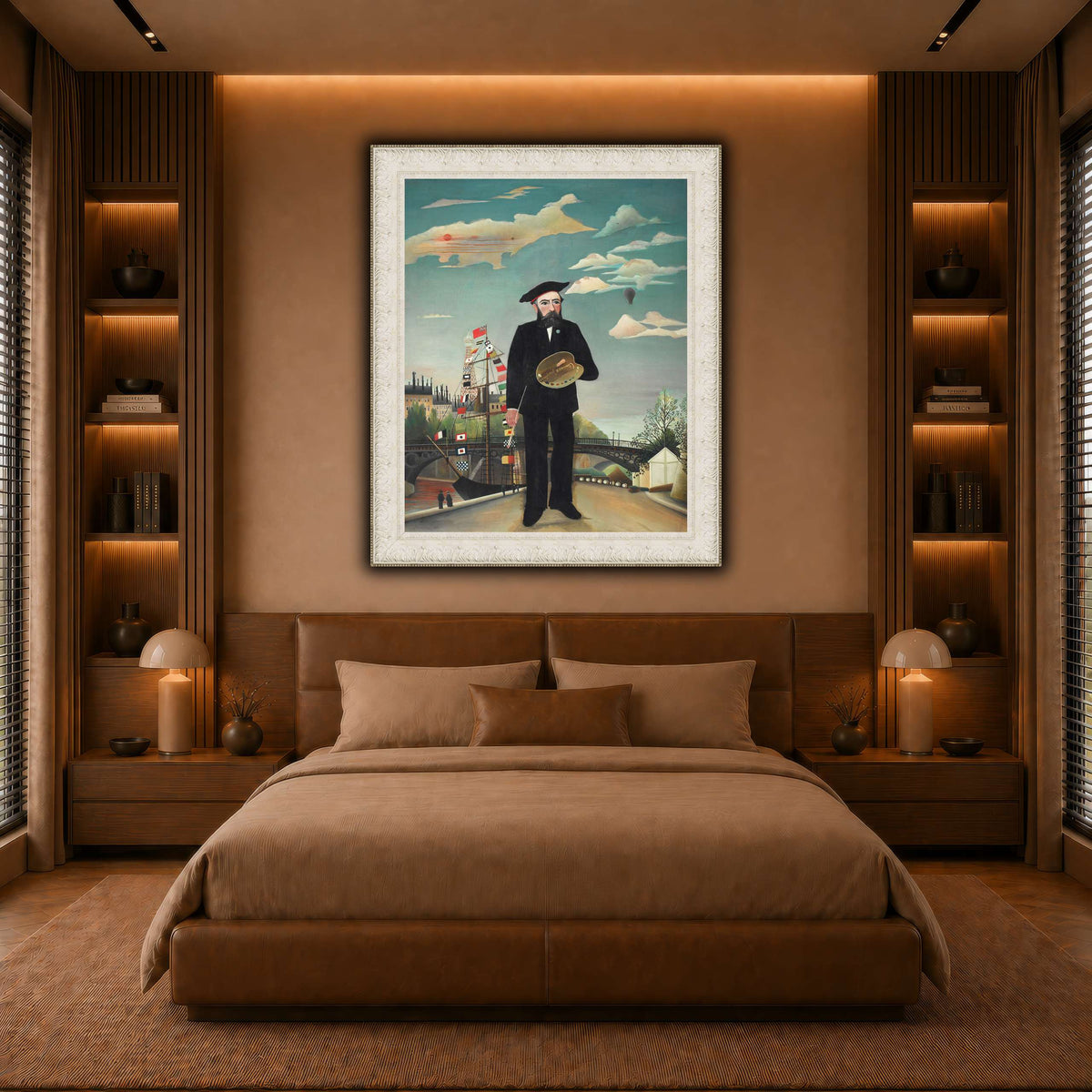 Myself-Portrait-Landscape-1890_Henri-Rousseau warm-bedroom