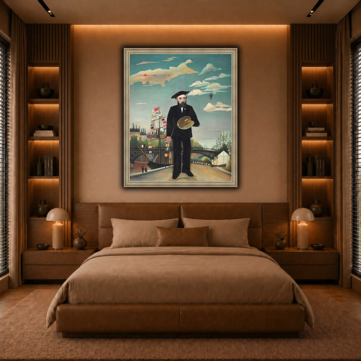 Myself-Portrait-Landscape-1890_Henri-Rousseau warm-bedroom