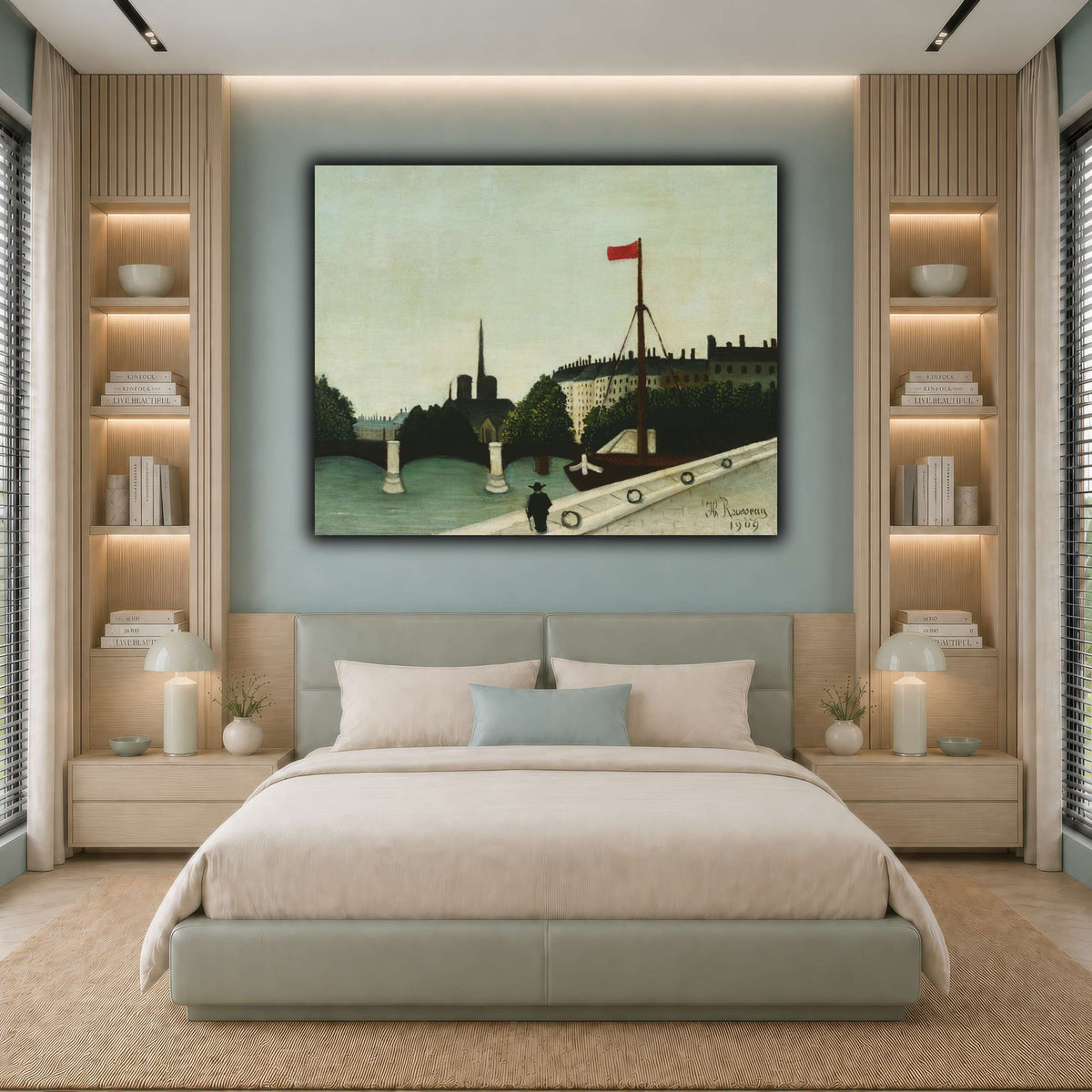 Notre-Dame-1909_Henri-Rousseau cool-bedroom