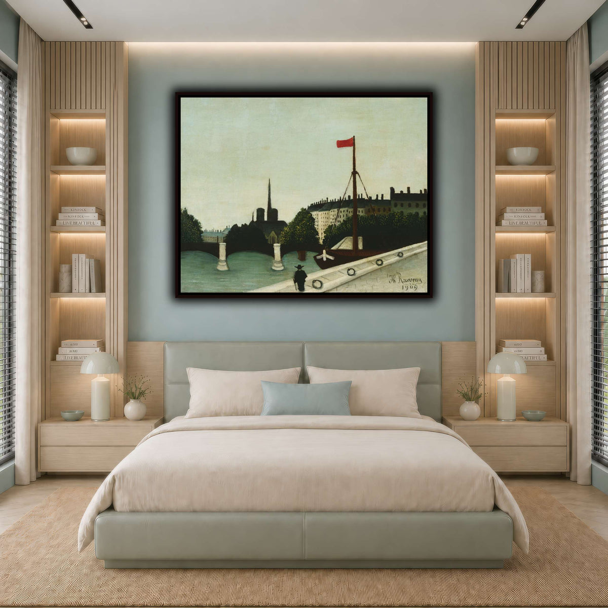Notre-Dame-1909_Henri-Rousseau cool-bedroom