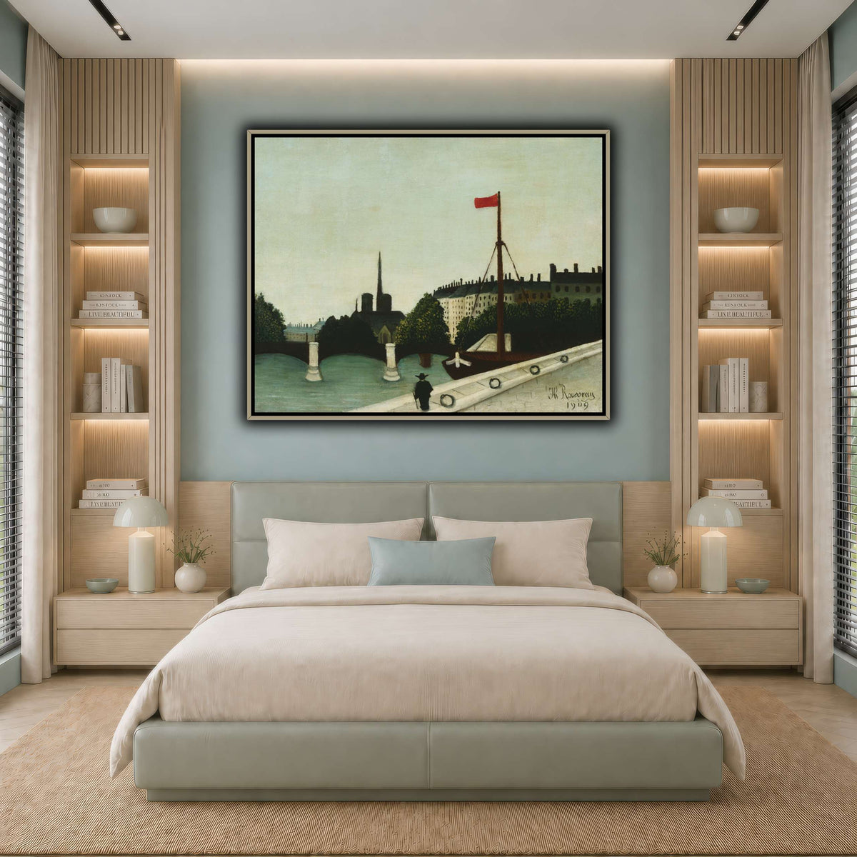 Notre-Dame-1909_Henri-Rousseau cool-bedroom