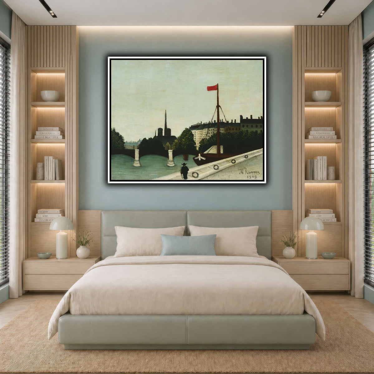 Notre-Dame-1909_Henri-Rousseau cool-bedroom