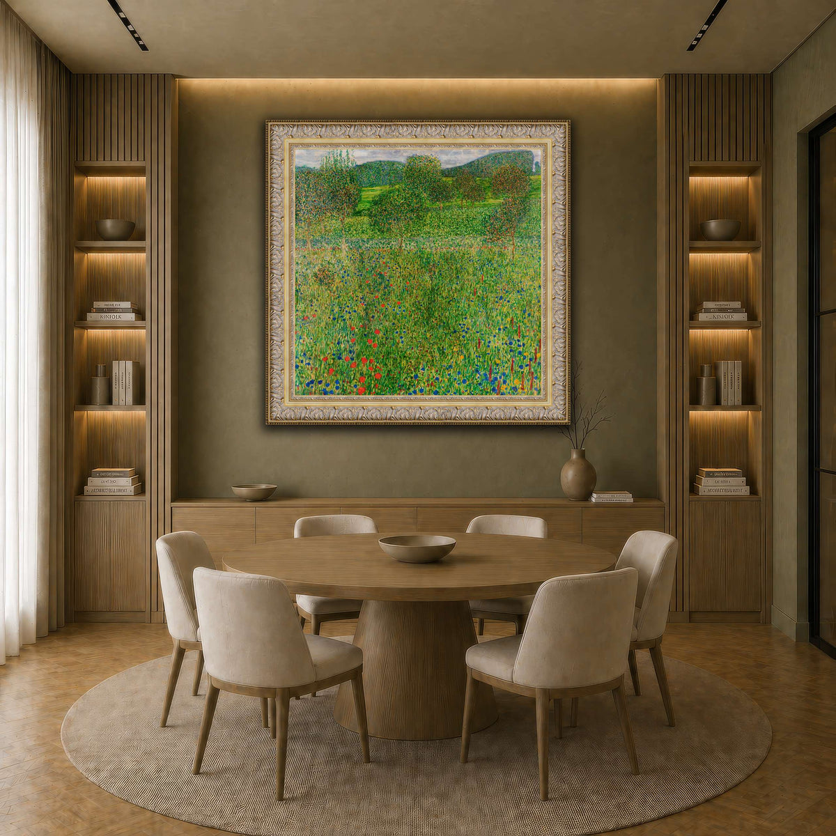Orchard_Klimt earth-dining room