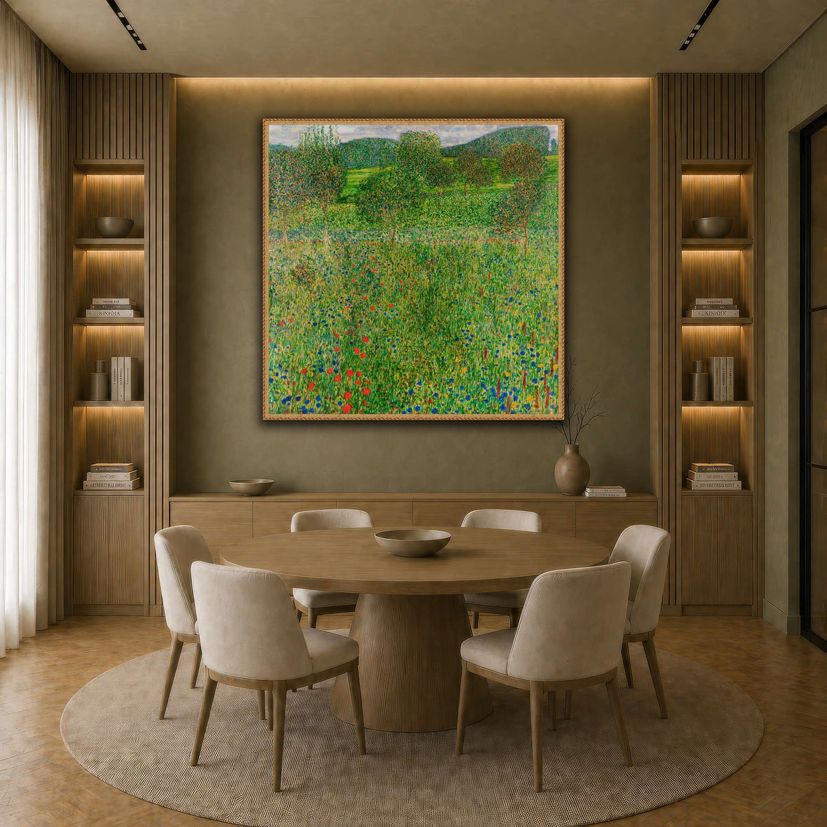 Orchard_Klimt earth-dining room