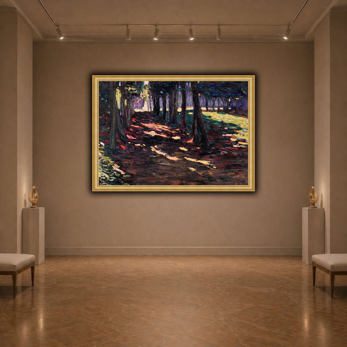 Parc_of_Saint-Cloud,_Shaded_Path_-_Wassily_Kandinsky,_1906 dark neutral-agallery