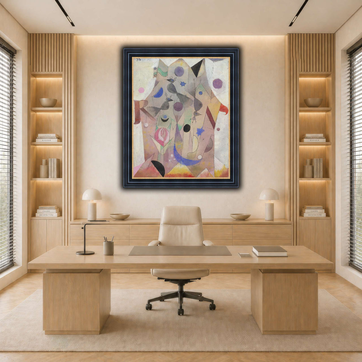 Persische-Nachtigallen-Persian-Nightingales-1917_paul-klee light neutral-office