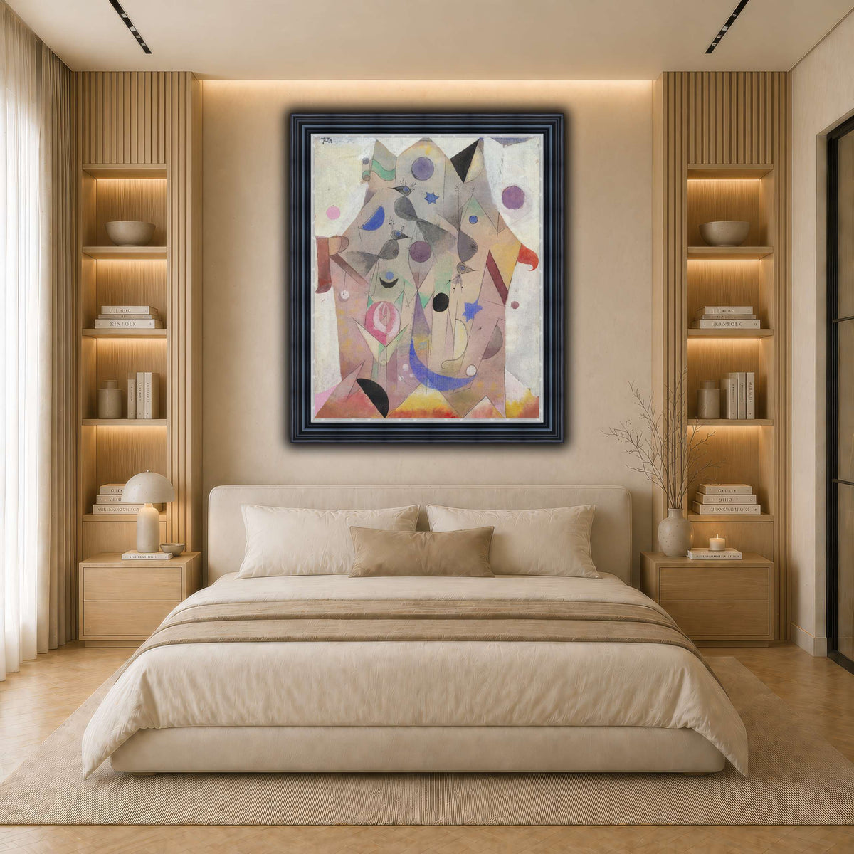 Persische-Nachtigallen-Persian-Nightingales-1917_paul-klee light neutral- bedroom