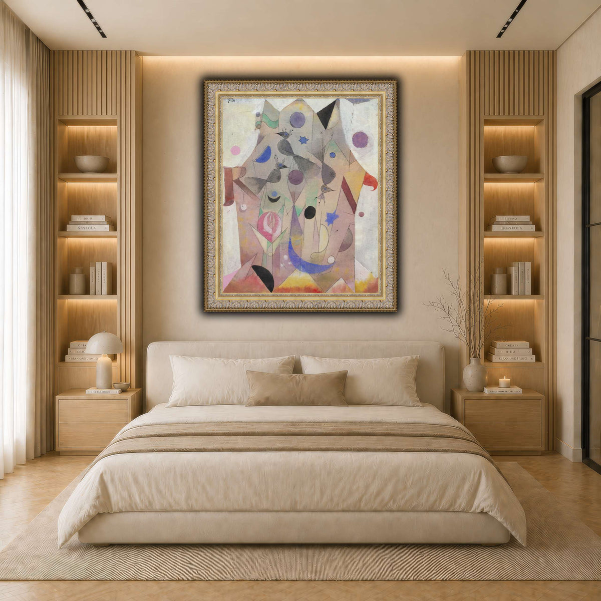 Persische-Nachtigallen-Persian-Nightingales-1917_paul-klee light neutral- bedroom