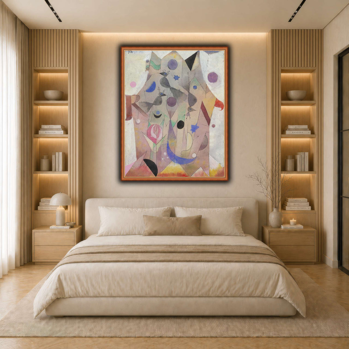 Persische-Nachtigallen-Persian-Nightingales-1917_paul-klee light neutral- bedroom
