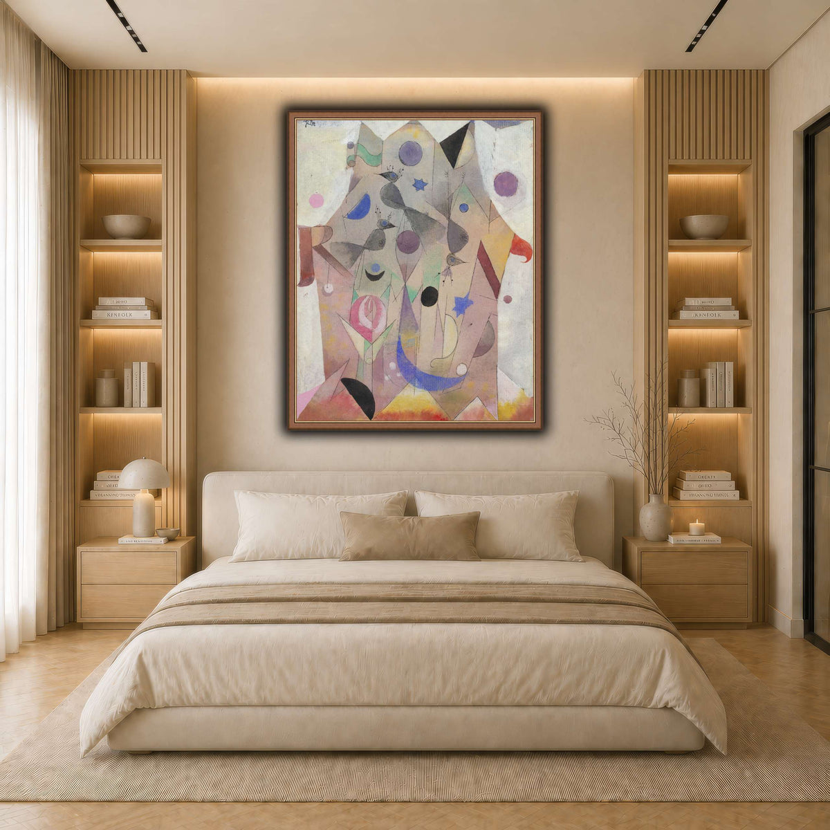 Persische-Nachtigallen-Persian-Nightingales-1917_paul-klee light neutral- bedroom