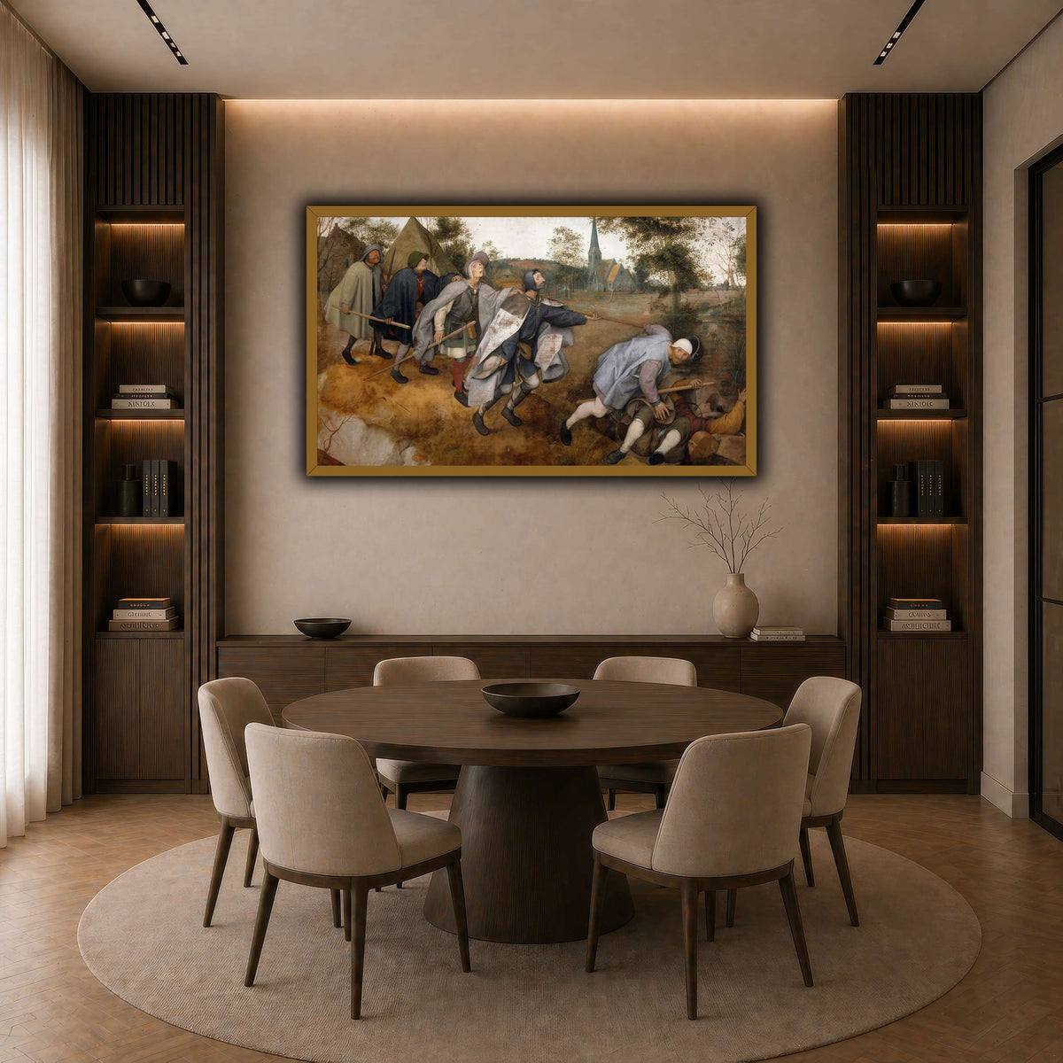 Pieter_Bruegel_7 dark neutral-dining room