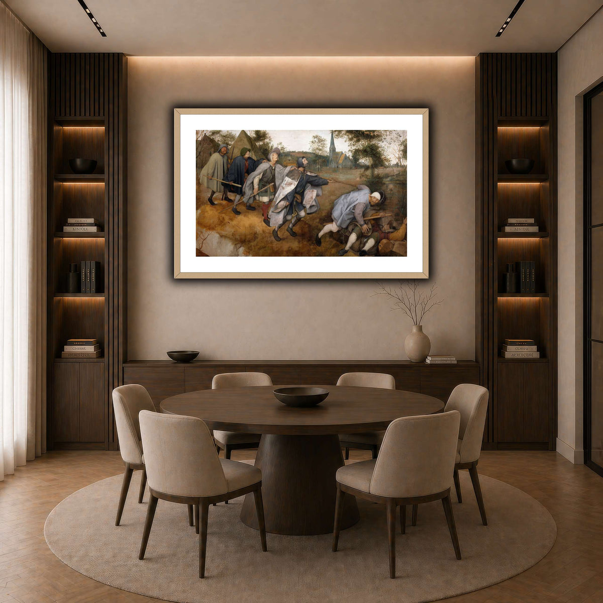 Pieter_Bruegel_7 dark neutral-dining room
