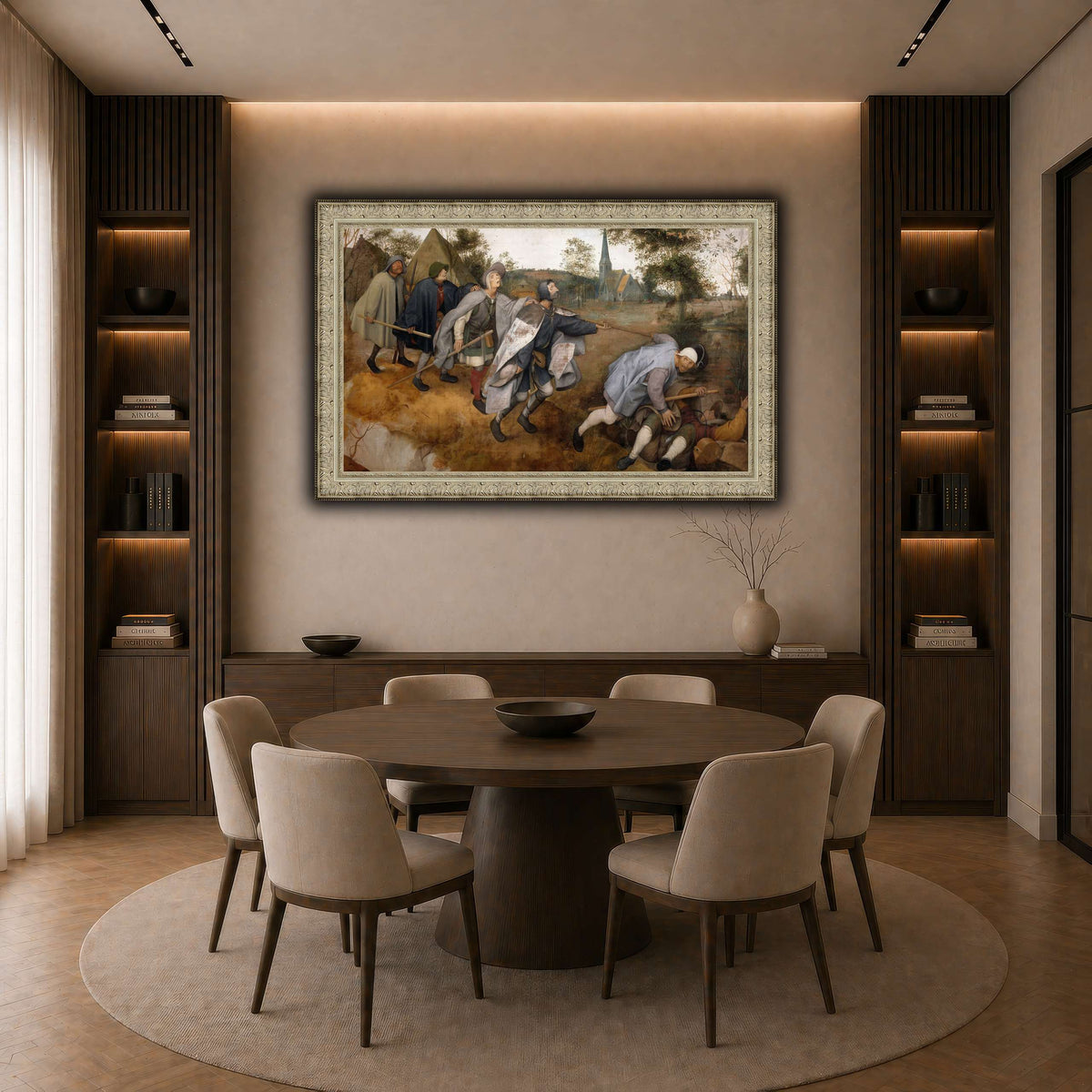 Pieter_Bruegel_7 dark neutral-dining room