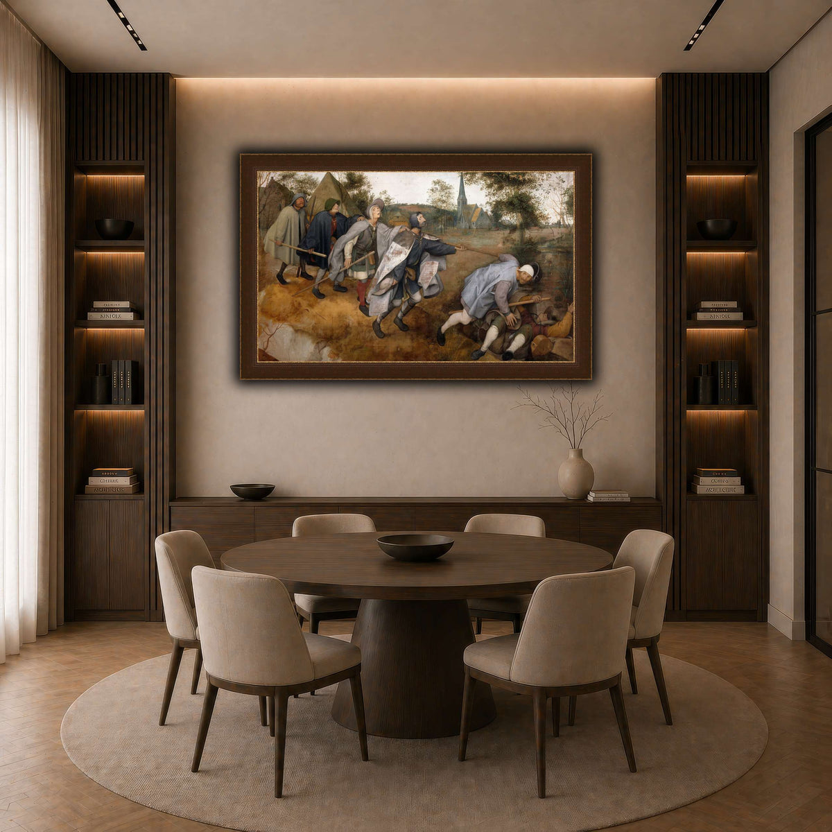 Pieter_Bruegel_7 dark neutral-dining room