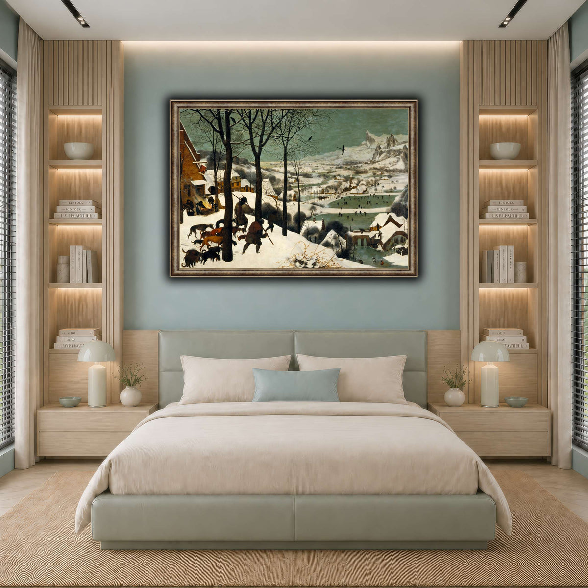 Pieter_Bruegel_Hunters_in_the_Snow cool-bedroom