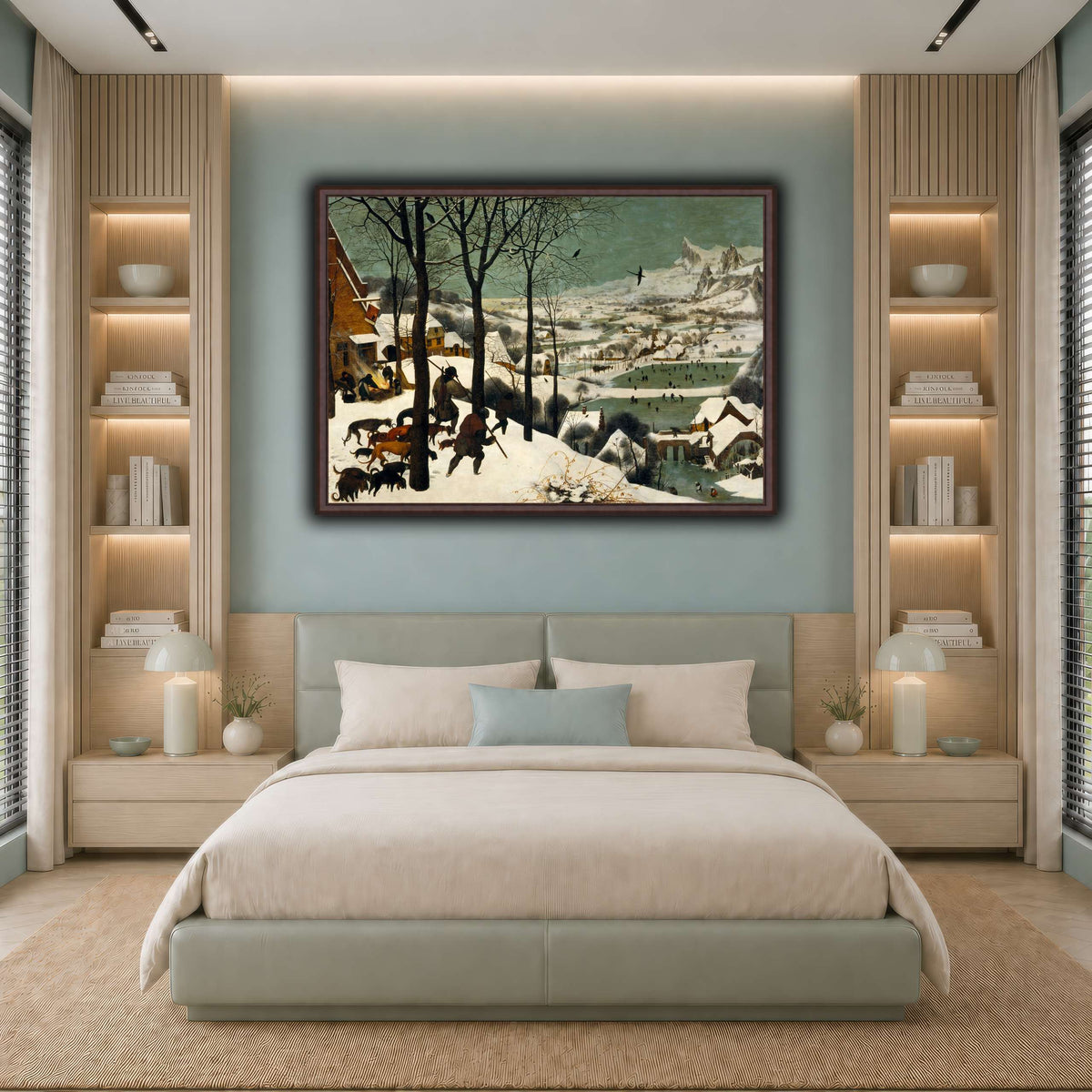 Pieter_Bruegel_Hunters_in_the_Snow cool-bedroom
