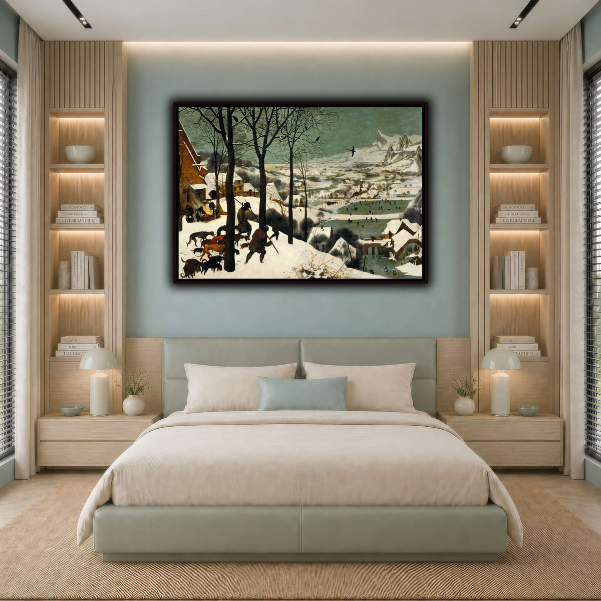 Pieter_Bruegel_Hunters_in_the_Snow cool-bedroom