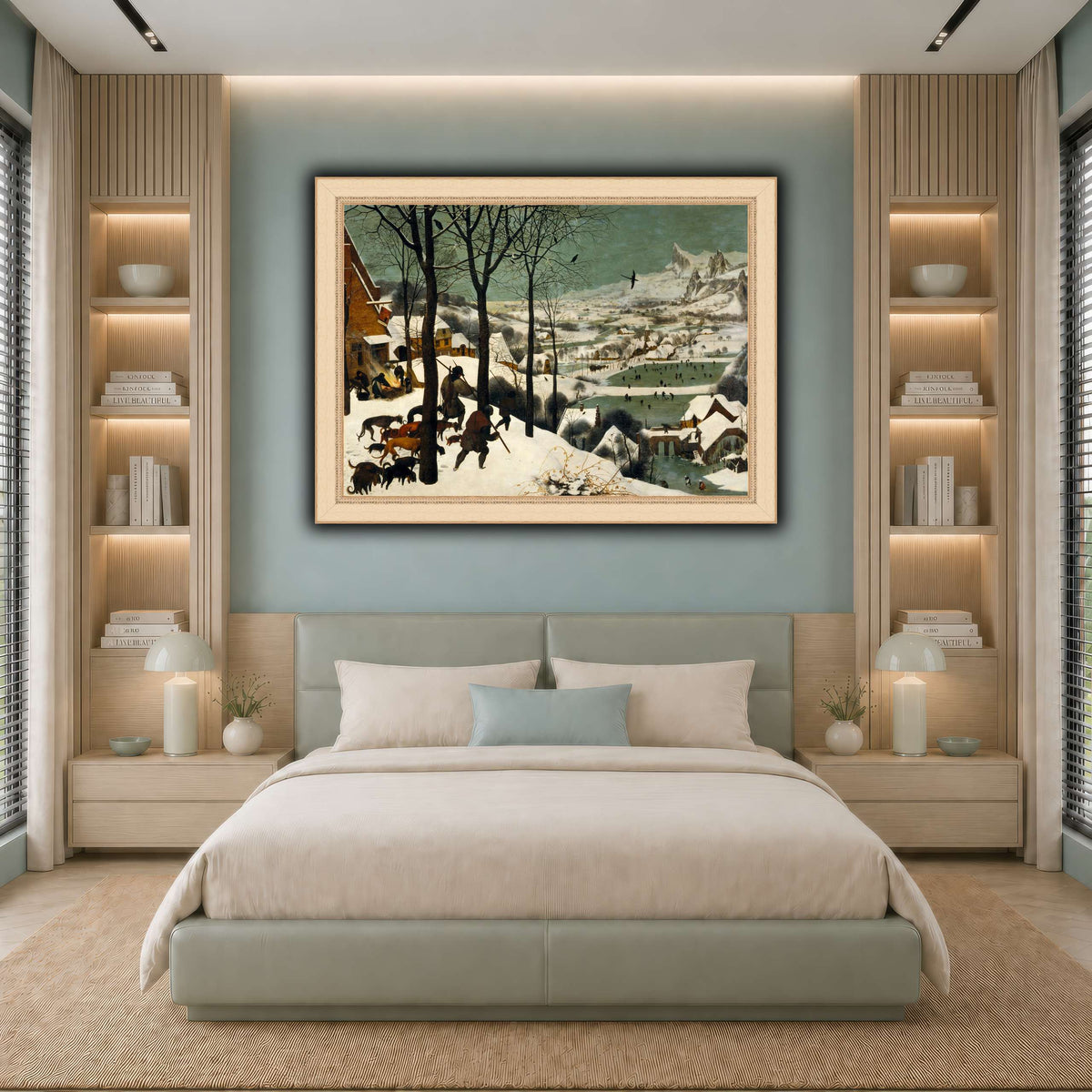 Pieter_Bruegel_Hunters_in_the_Snow cool-bedroom