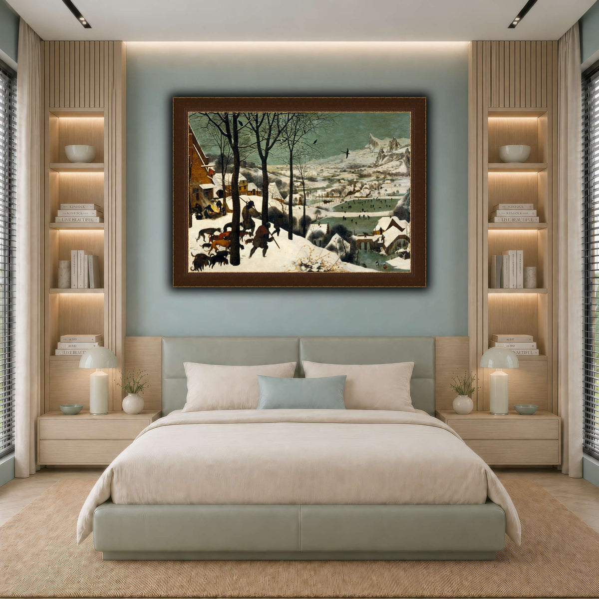 Pieter_Bruegel_Hunters_in_the_Snow cool-bedroom