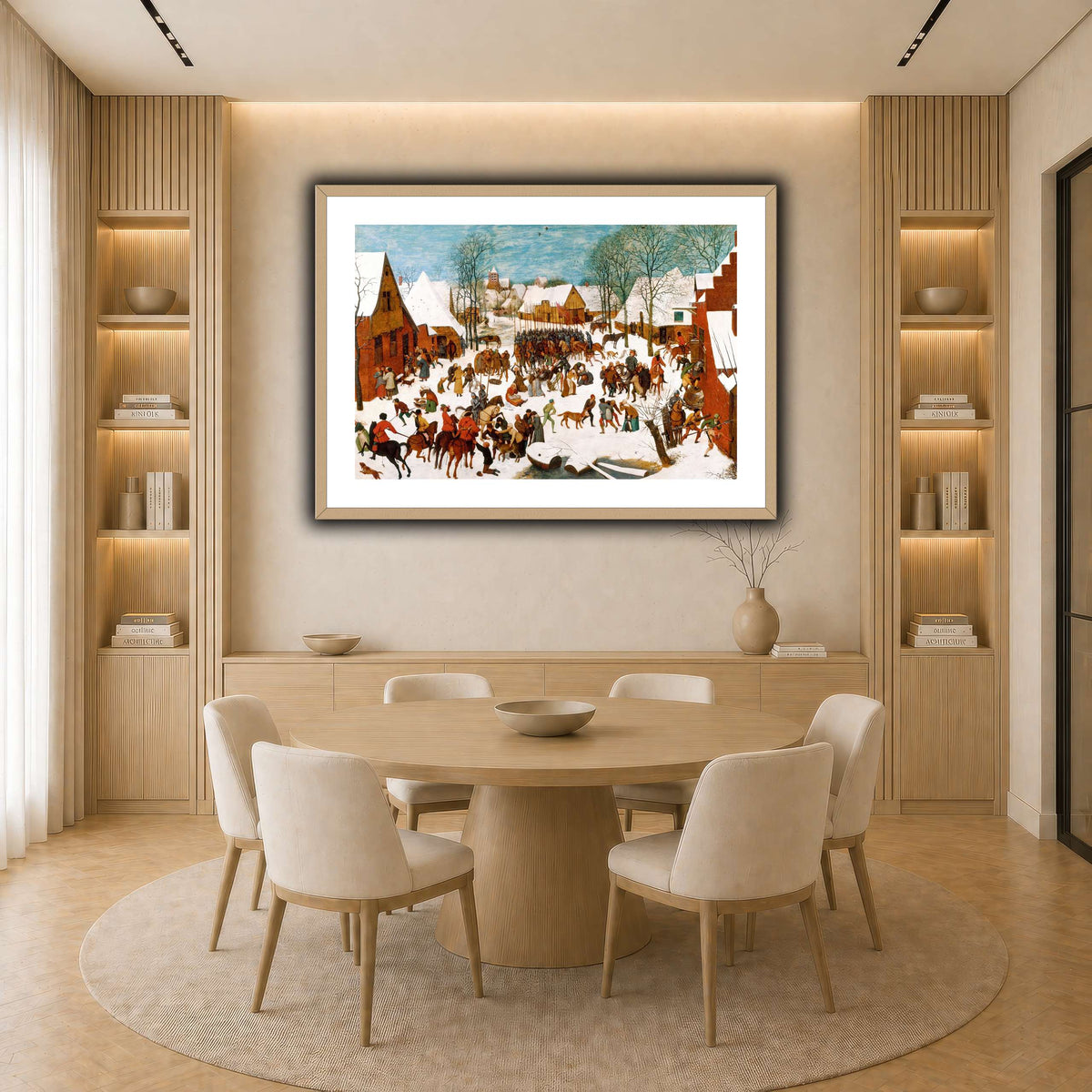 Pieter_Bruegel_Massacre_of_the_Innocents light neutral-dining room