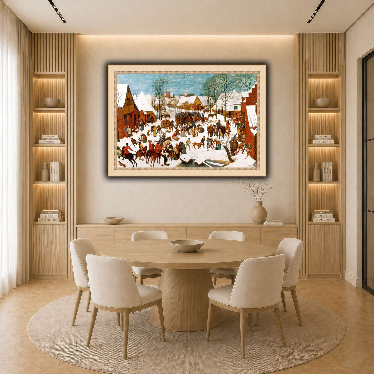 Pieter_Bruegel_Massacre_of_the_Innocents light neutral-dining room