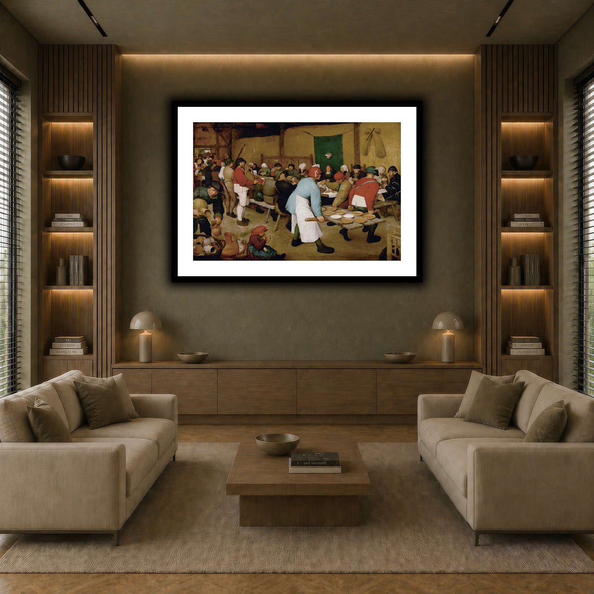 Pieter_Bruegel_Peasant_Wedding earth-living room