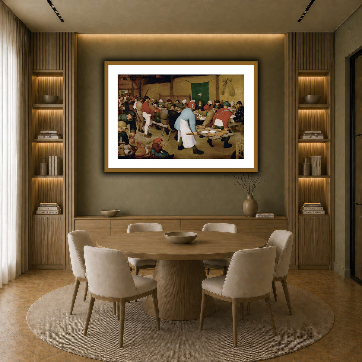 Pieter_Bruegel_Peasant_Wedding earth-dining room