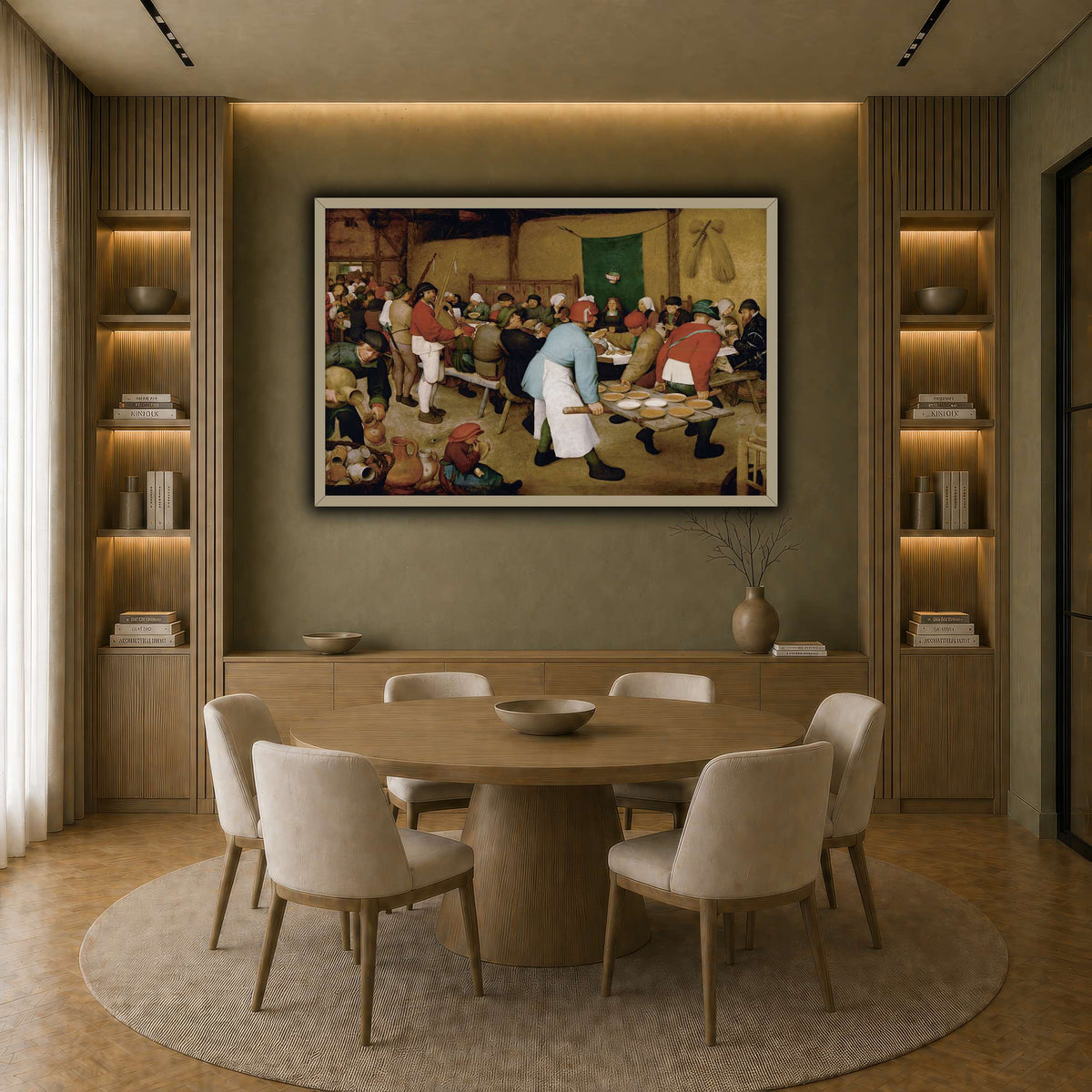 Pieter_Bruegel_Peasant_Wedding earth-dining room