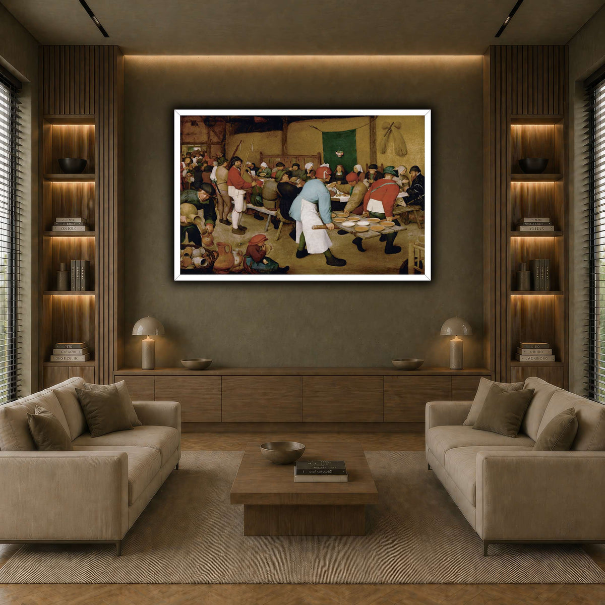 Pieter_Bruegel_Peasant_Wedding earth-living room