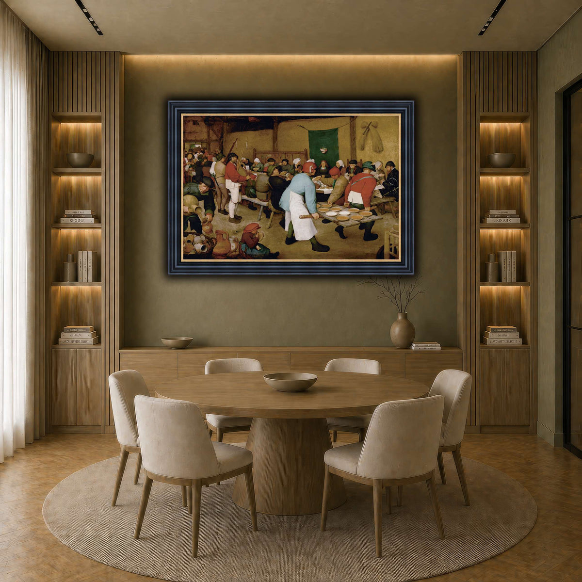 Pieter_Bruegel_Peasant_Wedding earth-dining room