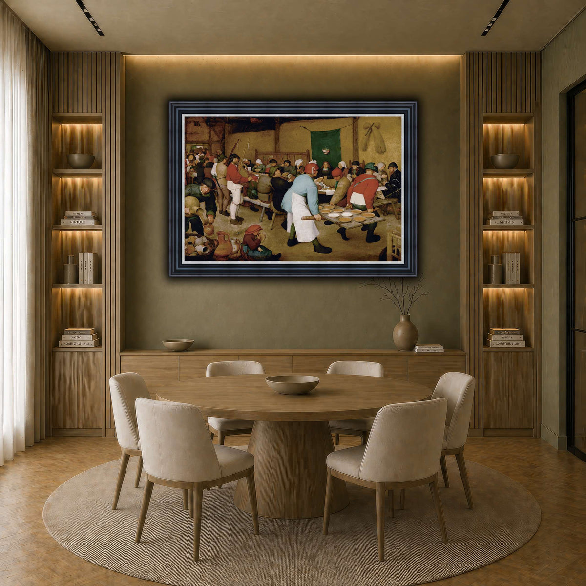 Pieter_Bruegel_Peasant_Wedding earth-dining room