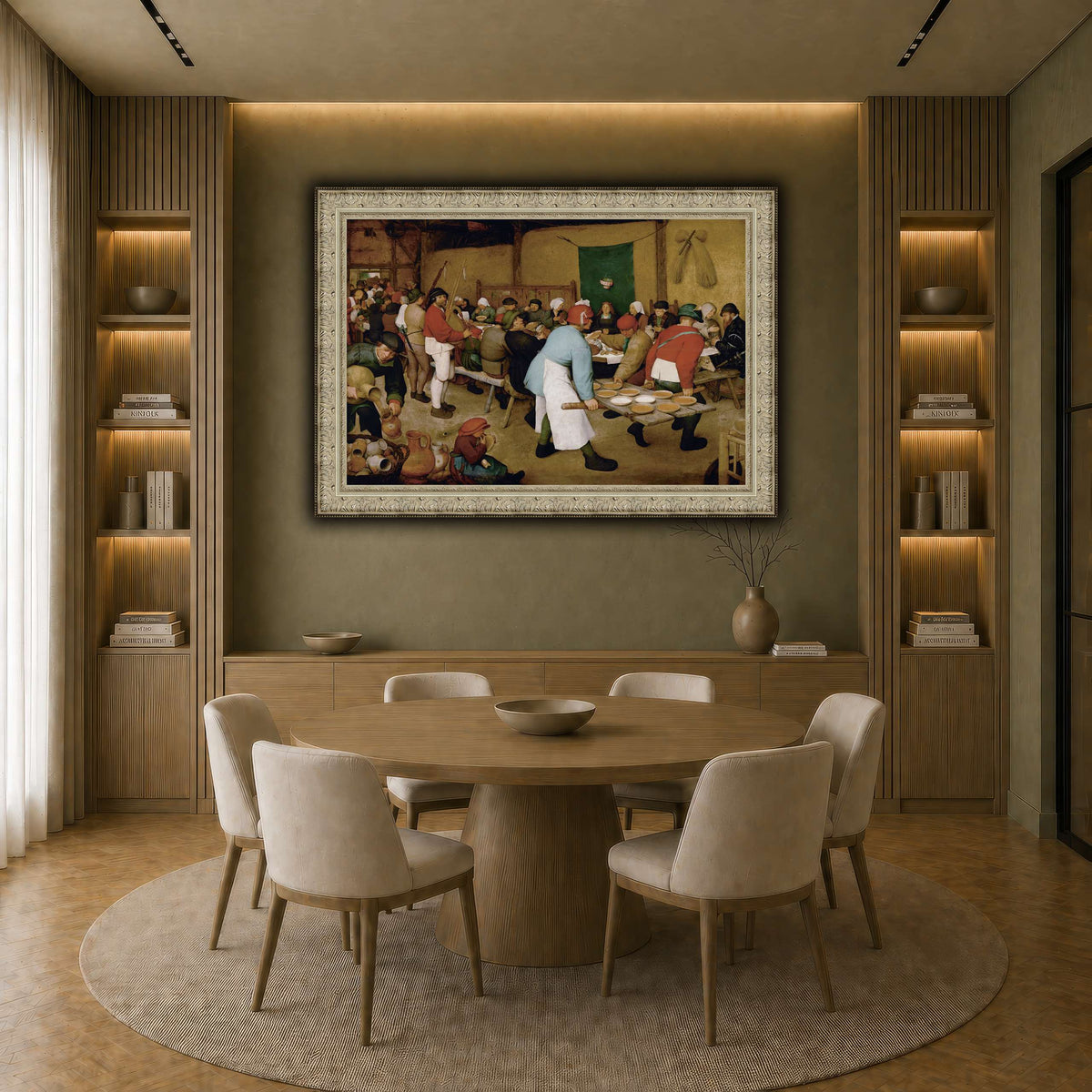 Pieter_Bruegel_Peasant_Wedding earth-dining room