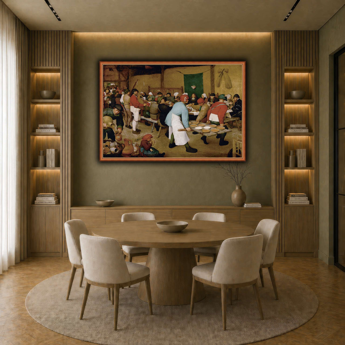 Pieter_Bruegel_Peasant_Wedding earth-dining room