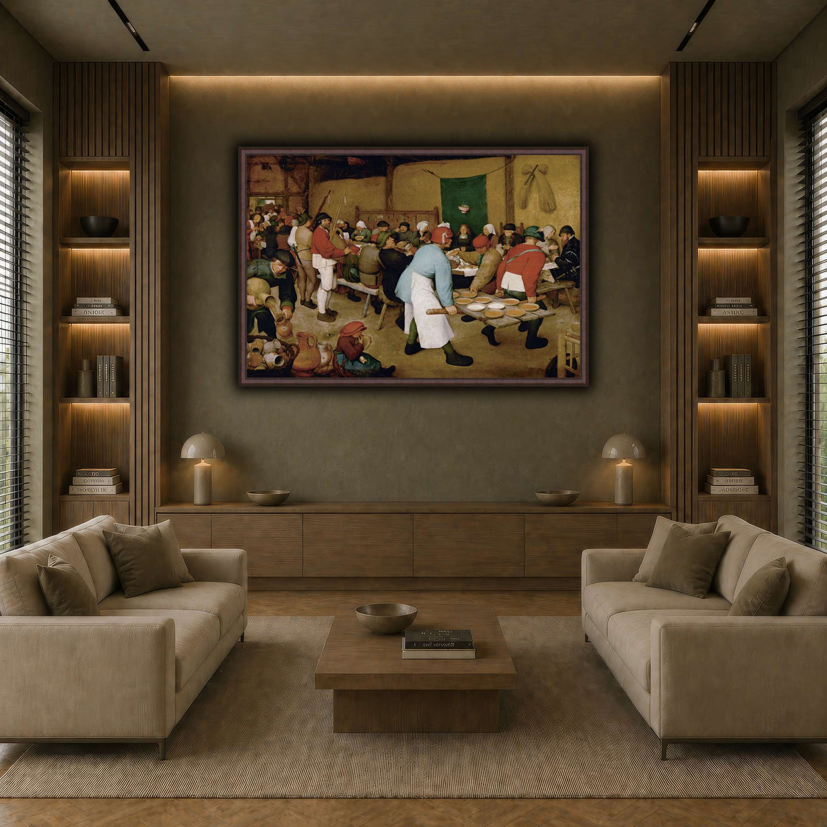 Pieter_Bruegel_Peasant_Wedding earth-living room