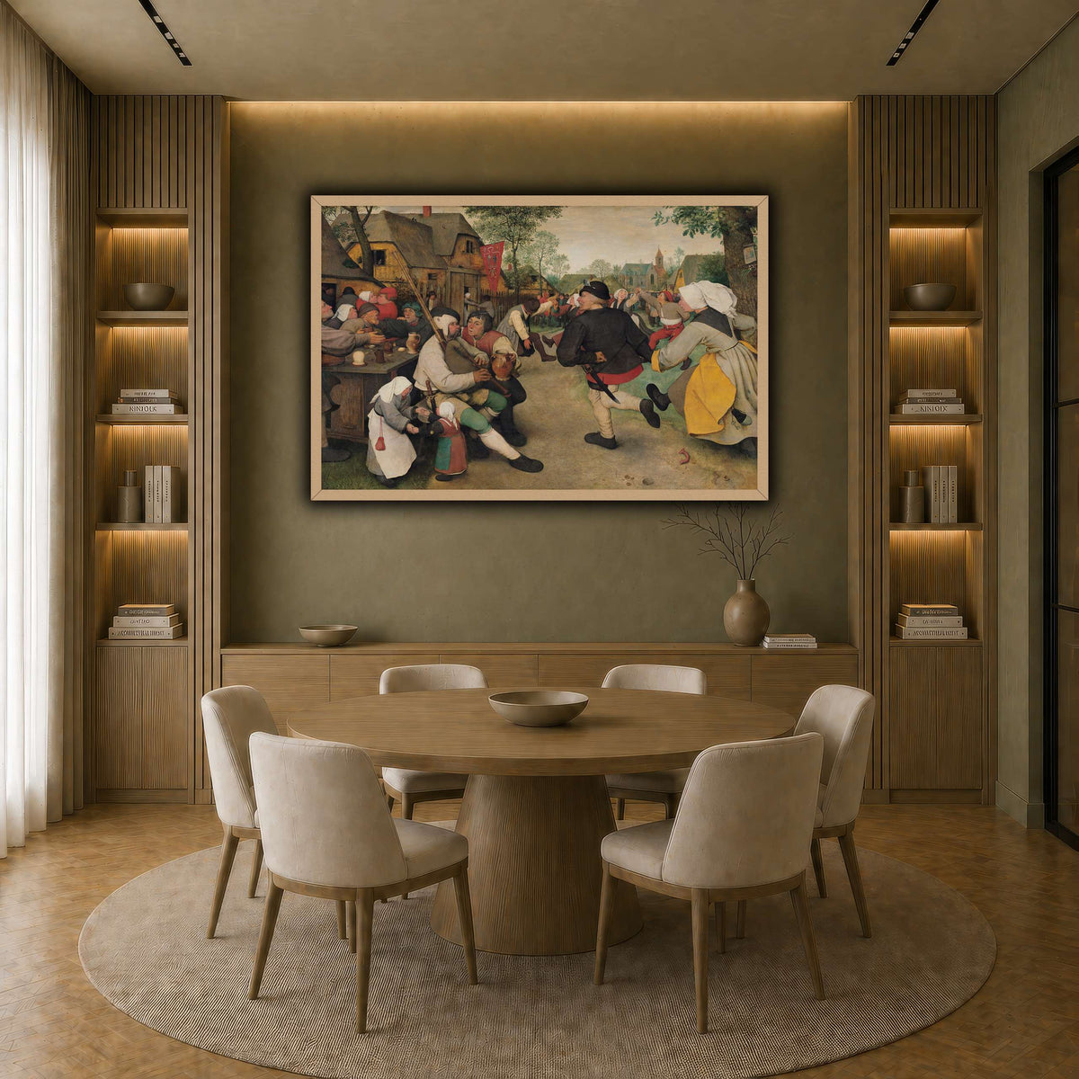 Pieter_Bruegel_The_Peasant_Dance earth-dining room