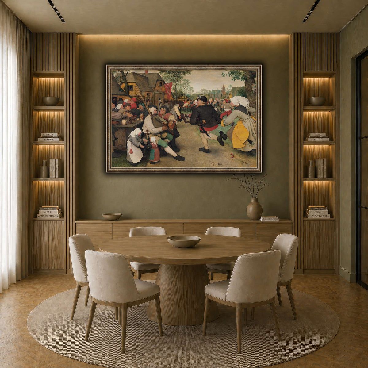 Pieter_Bruegel_The_Peasant_Dance earth-dining room
