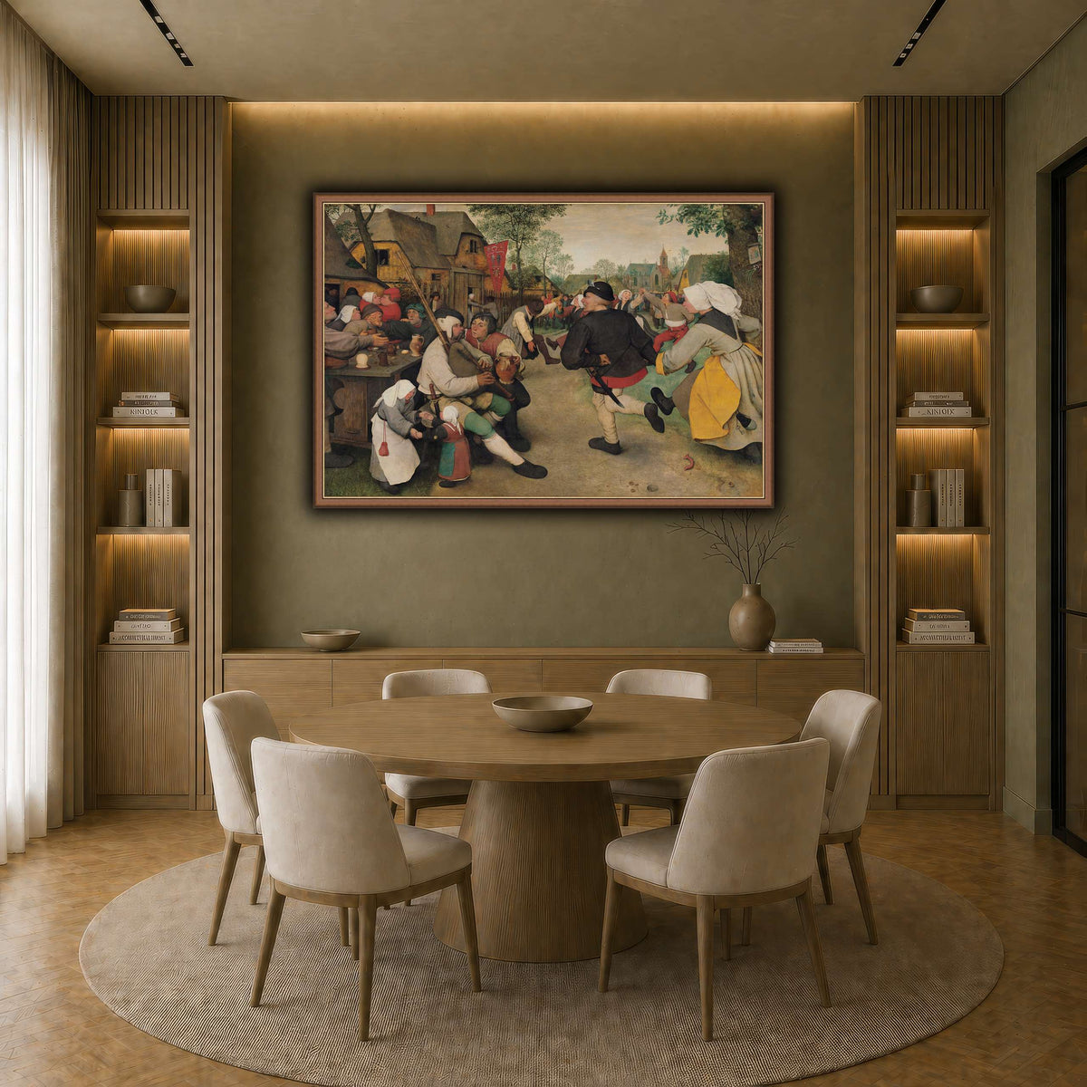 Pieter_Bruegel_The_Peasant_Dance earth-dining room