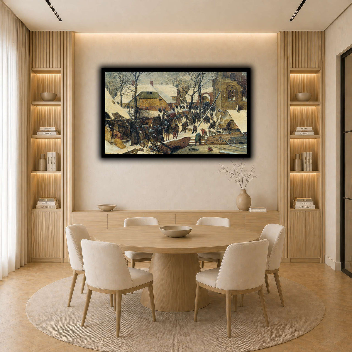 Pieter_Bruegel_Winterthur_The_Adoration_of_the_Magi_in_the_Snow light neutral-dining room