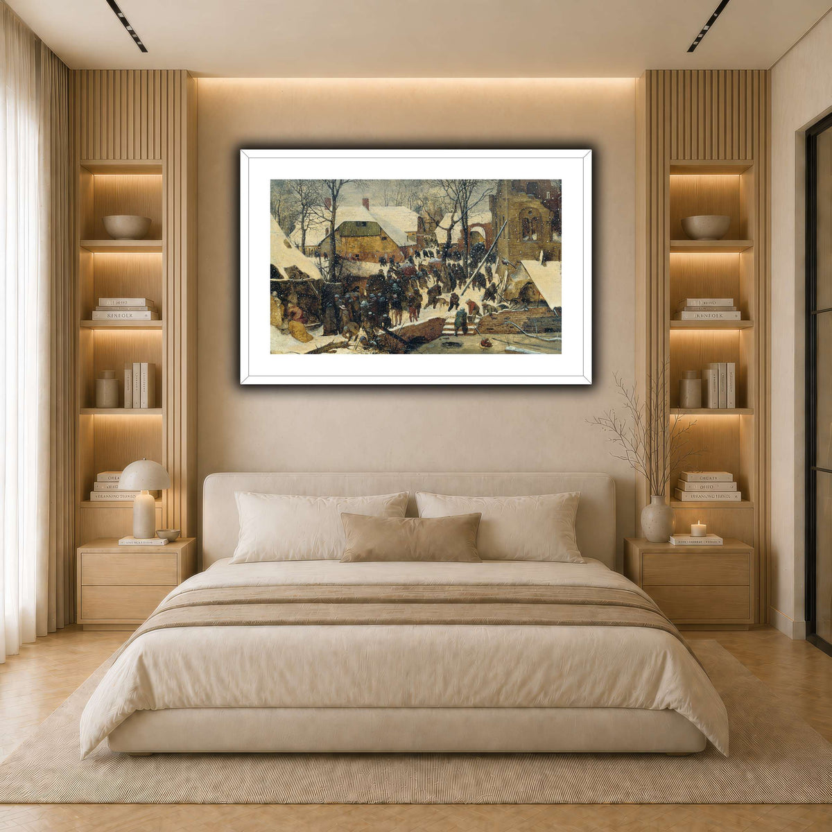 Pieter_Bruegel_Winterthur_The_Adoration_of_the_Magi_in_the_Snow light neutral- bedroom