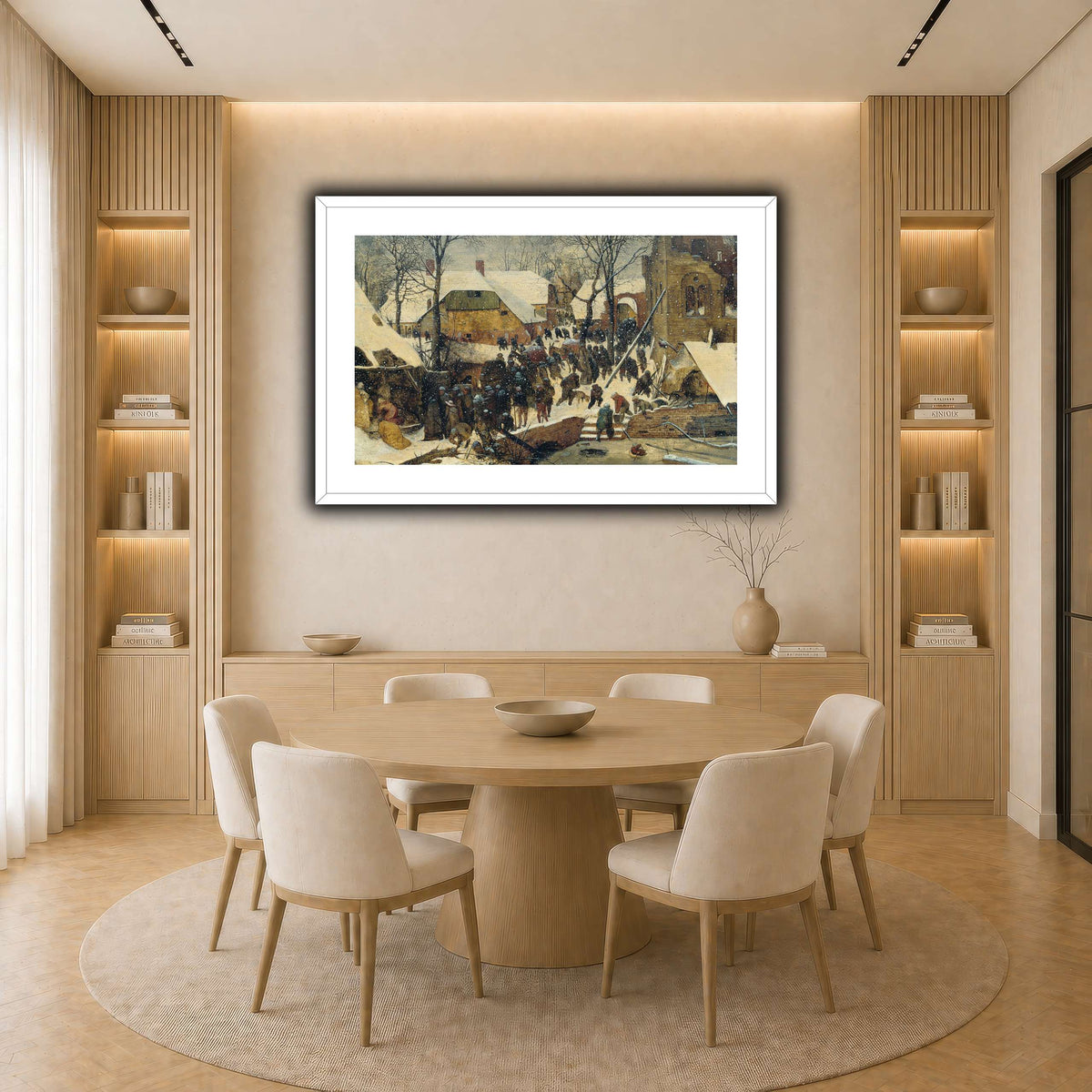 Pieter_Bruegel_Winterthur_The_Adoration_of_the_Magi_in_the_Snow light neutral-dining room